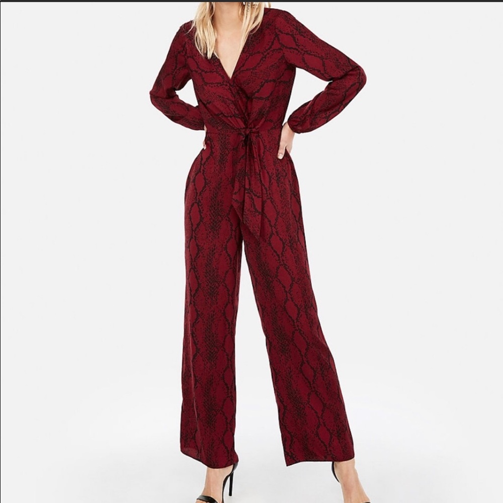 Express Snake Print Jumpsiit - image 2